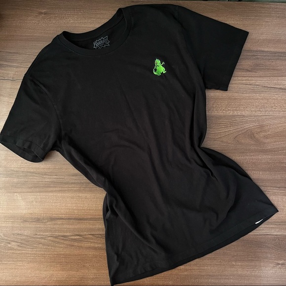 Rugrats Reptar Black T-Shirt - Picture 1 of 6
